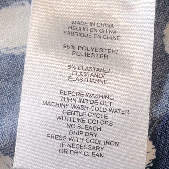 Jones of New York sz M sleeveless top/w/2 front pockets, collared neck - Picture 7 of 8